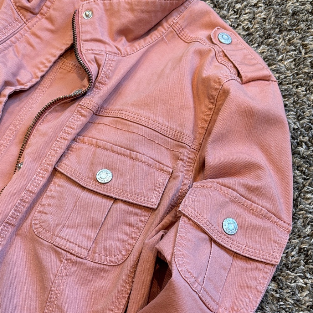 Kenzie Dusty Pink Utility Jacket - Picture 4 of 4